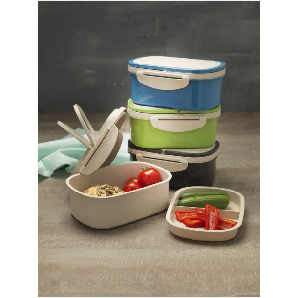 Spiga 750 ml lunch box - Unbranded Lime White