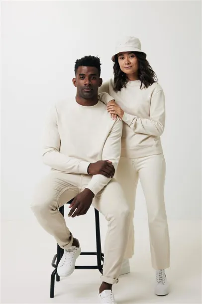  Iqoniq Denali recycled cotton crew neck undyed, natural raw - iqoniq natural raw