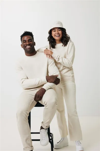  Iqoniq Denali recycled cotton crew neck undyed, natural raw - iqoniq natural raw