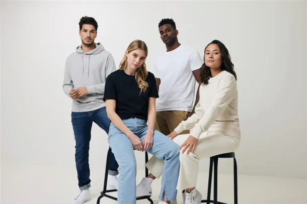  Iqoniq Denali recycled cotton crew neck undyed, natural raw - iqoniq natural raw