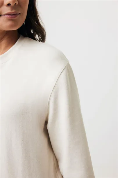  Iqoniq Denali recycled cotton crew neck undyed, natural raw - iqoniq white 