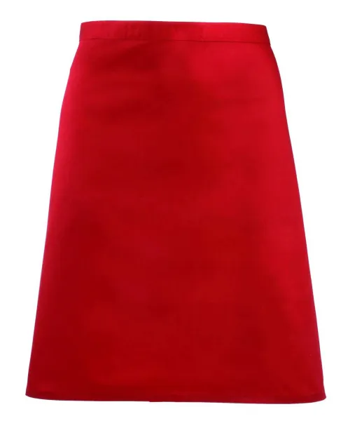  'COLOURS COLLECTION’ MID LENGTH APRON - Premier Red