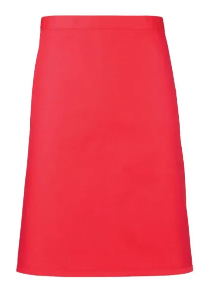  'COLOURS COLLECTION’ MID LENGTH APRON - Premier Strawberry Red