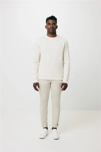  Iqoniq Denali recycled cotton crew neck undyed, natural raw - iqoniq white 