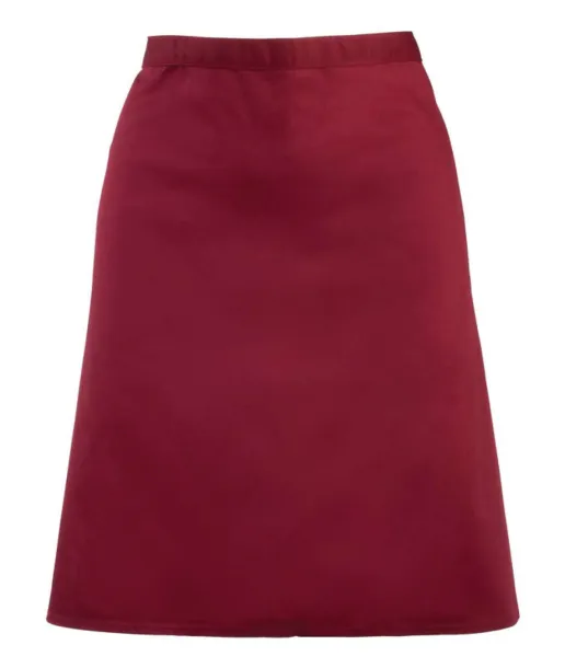  'COLOURS COLLECTION’ MID LENGTH APRON - Premier Burgundy