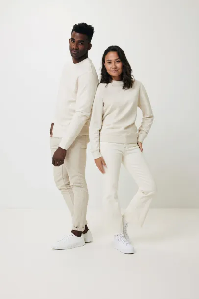  Iqoniq Denali recycled cotton crew neck undyed, natural raw - iqoniq natural raw