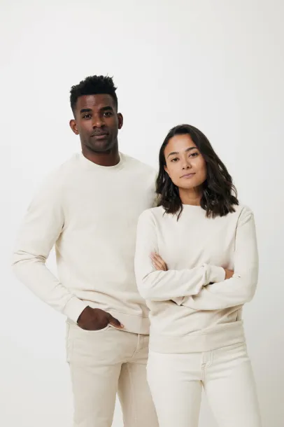  Iqoniq Denali recycled cotton crew neck undyed, natural raw - iqoniq natural raw