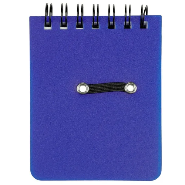  Notebook approx. A7 with ball pen navy blue