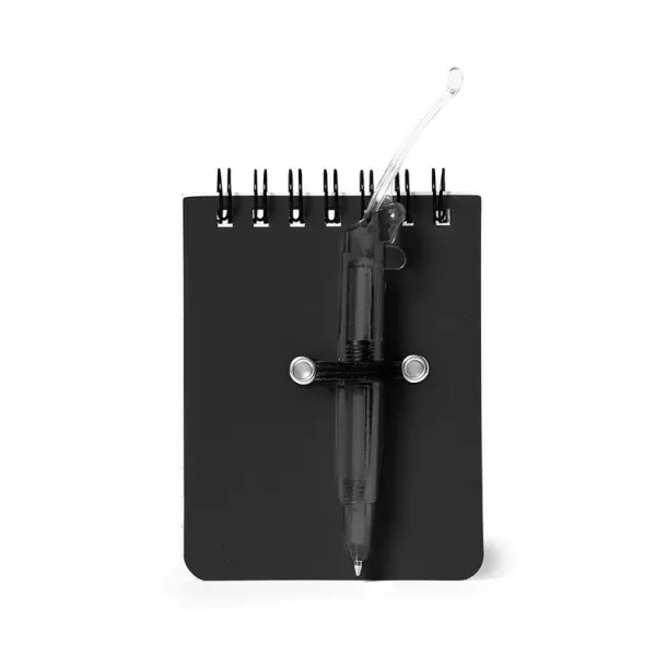  Notebook approx. A7 with ball pen black