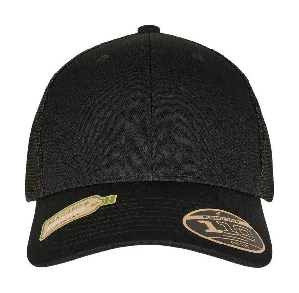  110 Recycled Alpha Shape Trucker - Flexfit Black