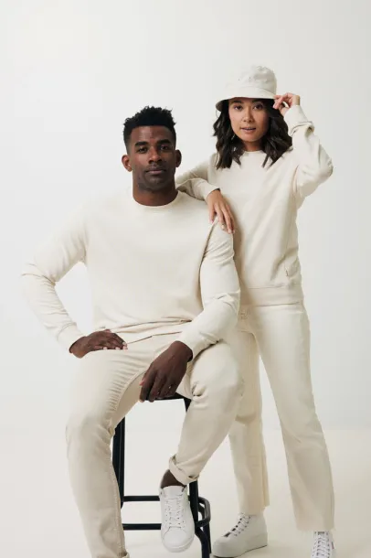  Iqoniq Denali recycled cotton crew neck undyed, natural raw - iqoniq natural raw