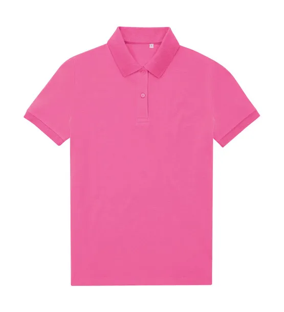  Eco ženska polo majica - B&C Lotus Pink