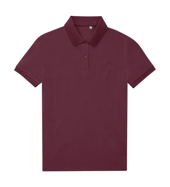  Eco ženska polo majica, 180 g/m² - B&C burgundac