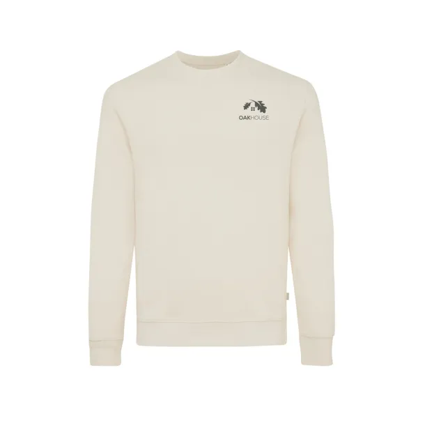  Iqoniq Denali recycled cotton crew neck undyed, natural raw - iqoniq white 