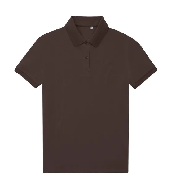  Eco ženska polo majica, 180 g/m² - B&C Roasted Coffee