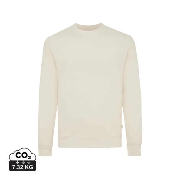  Iqoniq Denali recycled cotton crew neck undyed, natural raw - iqoniq white 