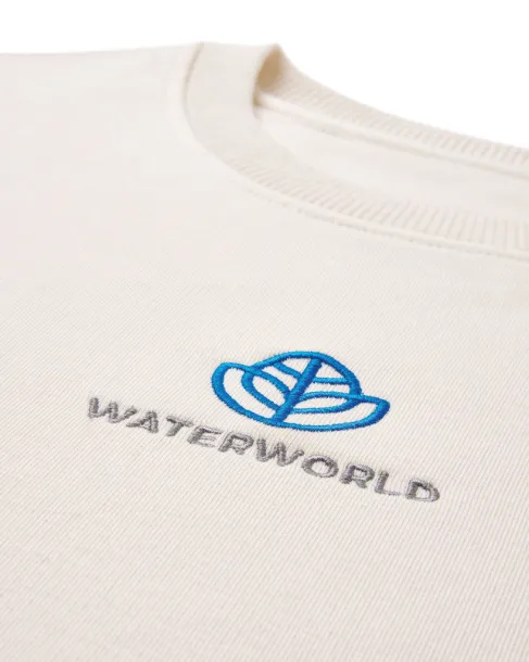  Iqoniq Denali recycled cotton crew neck undyed, natural raw - iqoniq natural raw