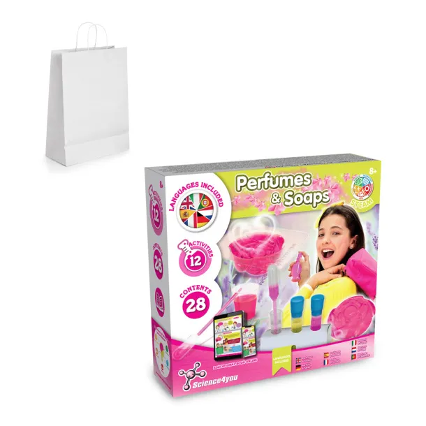 Perfume & Soap Factory Kit II Educational game supplied with a kraft paper gift bag (90 g/m²)