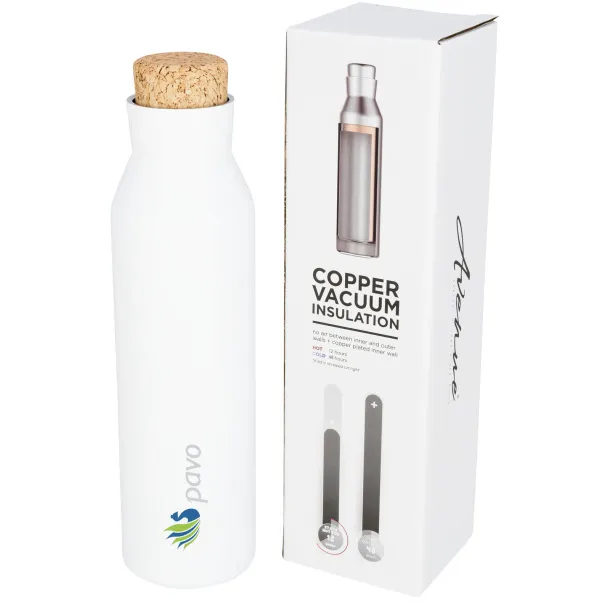 Norse 590 ml copper vacuum insulated bottle - Unbranded White