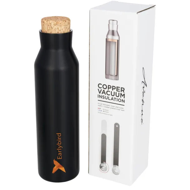 Norse 590 ml copper vacuum insulated bottle - Unbranded Solid black