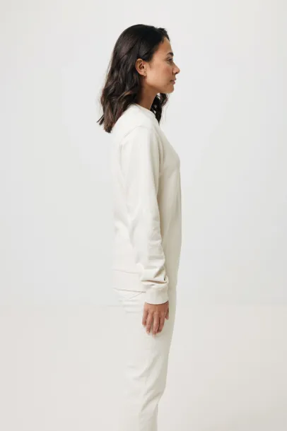  Iqoniq Denali recycled cotton crew neck undyed, natural raw - iqoniq white 