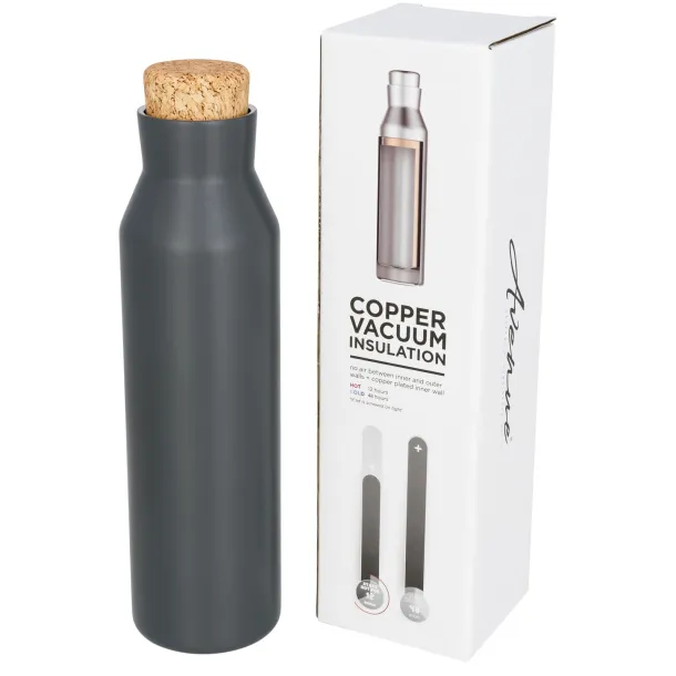 Norse 590 ml copper vacuum insulated bottle - Unbranded Grey