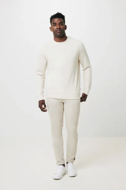  Iqoniq Denali recycled cotton crew neck undyed, natural raw - iqoniq white 