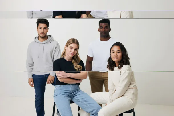  Iqoniq Denali recycled cotton crew neck undyed, natural raw - iqoniq natural raw