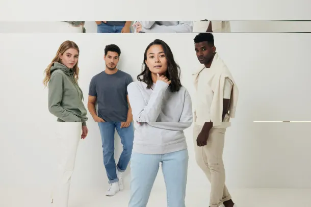  Iqoniq Denali recycled cotton crew neck undyed, natural raw - iqoniq natural raw