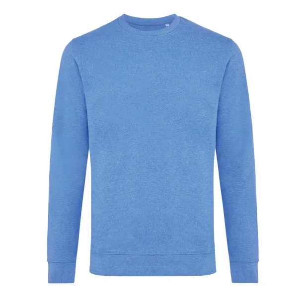  Iqoniq Denali neobojeni pulover od recikiranog pamuka, 340 g/m² - iqoniq heather blue