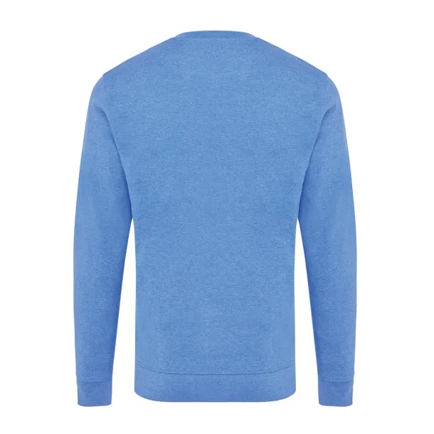  Iqoniq Denali neobojeni pulover od recikiranog pamuka, 340 g/m² - iqoniq heather blue