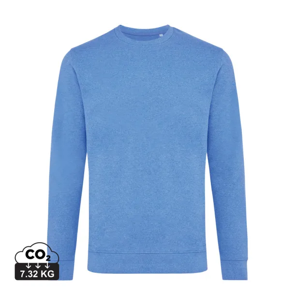  Iqoniq Denali neobojeni pulover od recikiranog pamuka, 340 g/m² - iqoniq heather blue