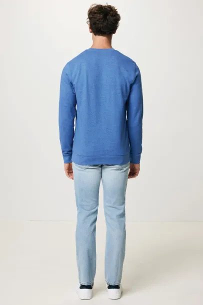  Iqoniq Denali neobojeni pulover od recikiranog pamuka, 340 g/m² - iqoniq heather blue