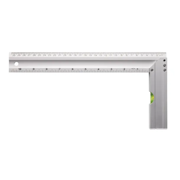  Ruler with level - XD Collection Silver 