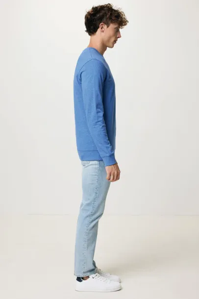  Iqoniq Denali recycled cotton crew neck undyed, natural raw - iqoniq blue 