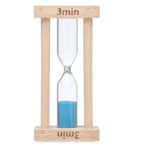 CI Wooden sand timer 3 minutes Wood