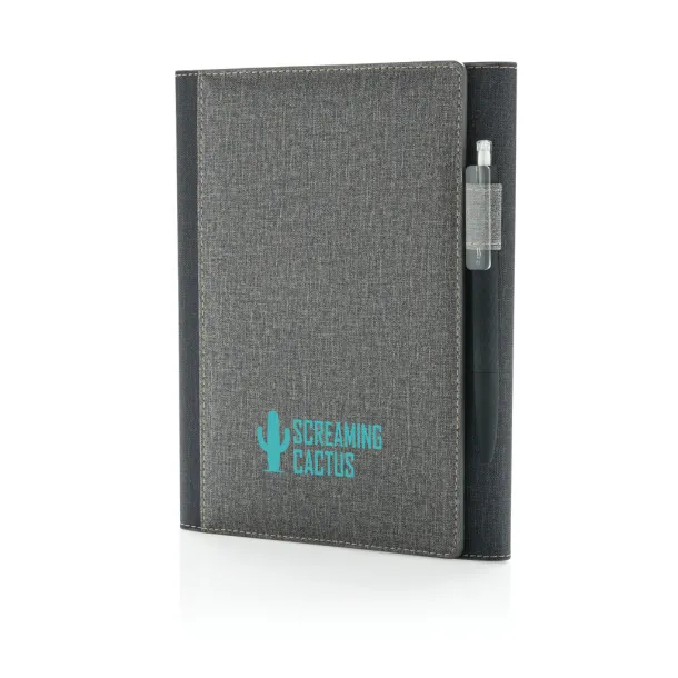  A5 Deluxe design notebook cover - XD Collection Grey 