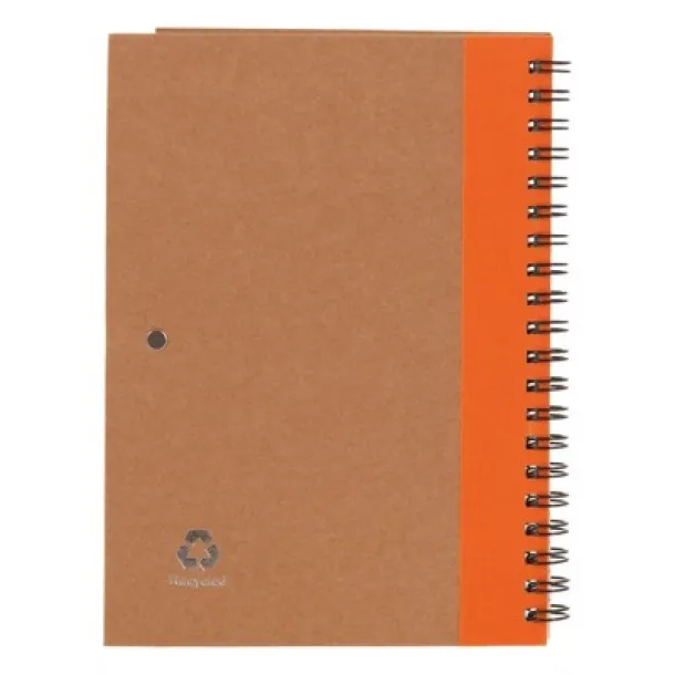  Notebook approx. A5 with ball pen orange