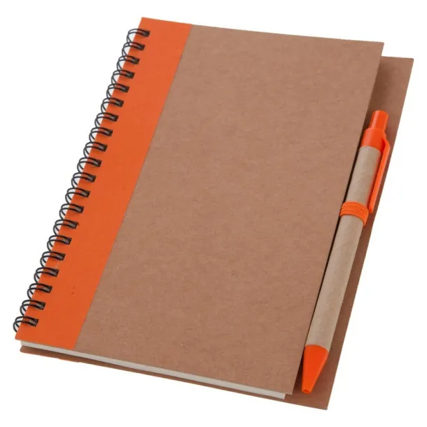  Notebook approx. A5 with ball pen orange