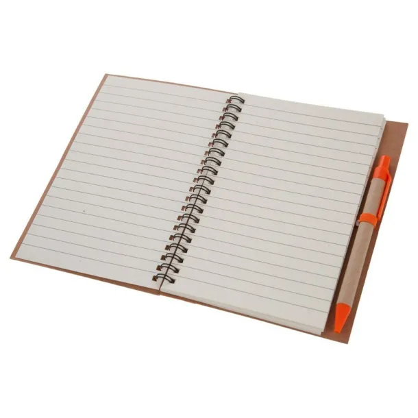  Notebook approx. A5 with ball pen orange