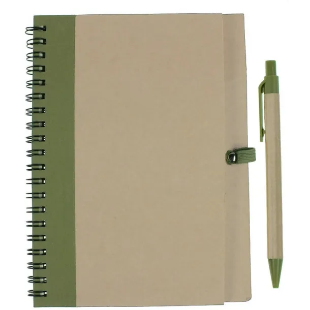  Notes s kemijskom olovkom, cca A5 light green