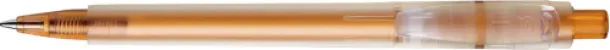 STILOLINEA OSLO Stilolinea Oslo frosty plastic ballpen - Stilolinea orange