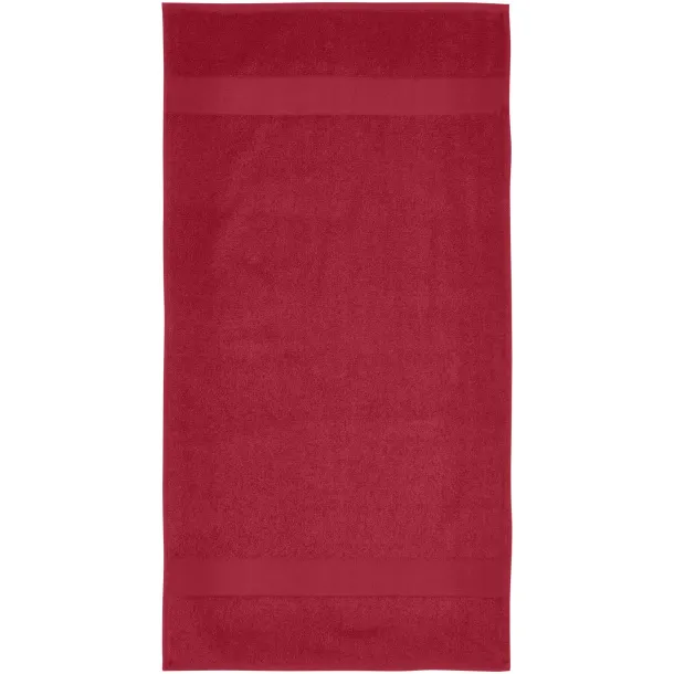 Charlotte 450 g/m² cotton bath towel 50x100 cm Red