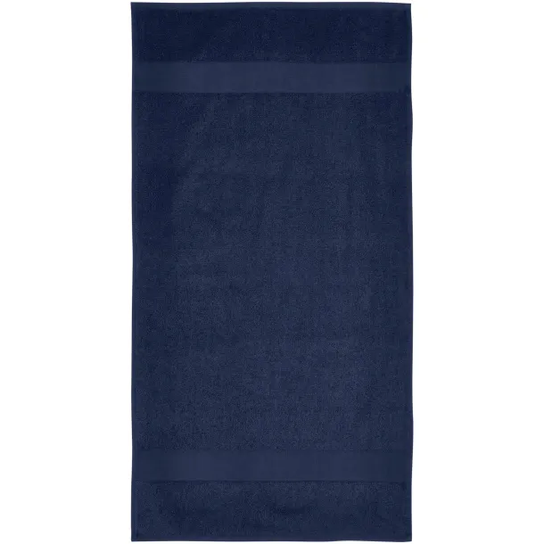 Charlotte 450 g/m² cotton bath towel 50x100 cm Navy Blue