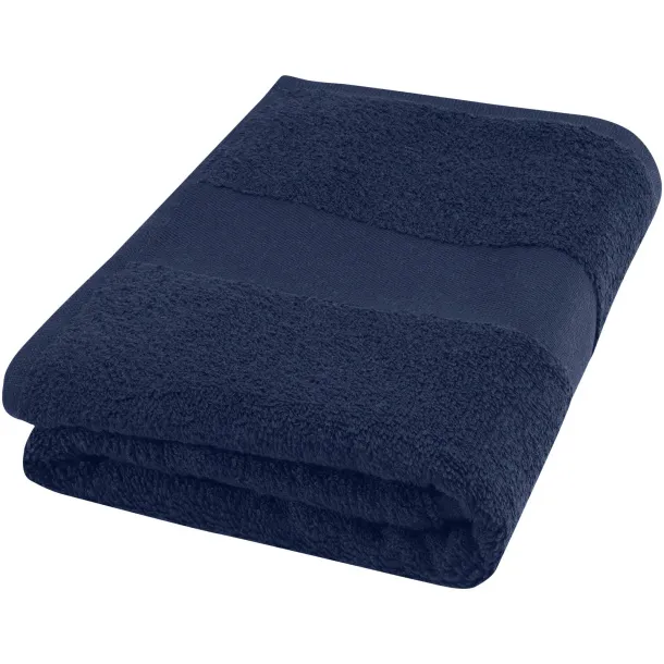 Charlotte 450 g/m² cotton bath towel 50x100 cm Navy Blue