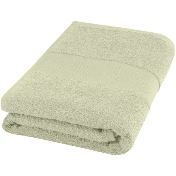 Charlotte 450 g/m² cotton bath towel 50x100 cm Light grey