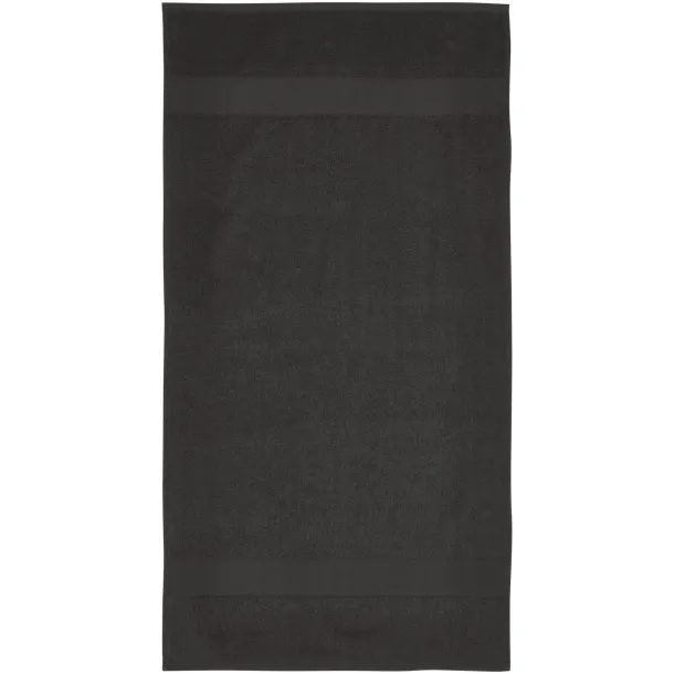 Charlotte 450 g/m² cotton bath towel 50x100 cm Anthracite