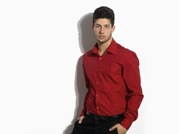 COMFORT LSL MEN men’s long sleeve shirt - EXPLODE Red