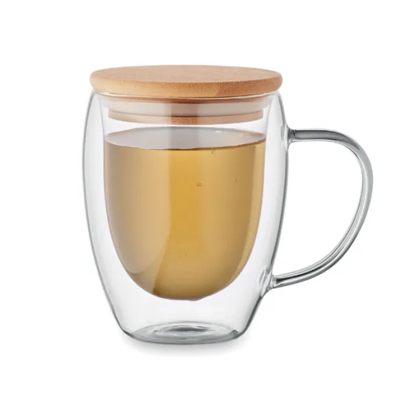 TIRAL Double wall borosilicate mug Transparent