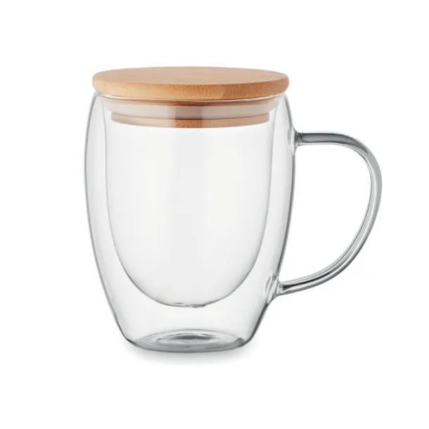 TIRAL Double wall borosilicate mug Transparent